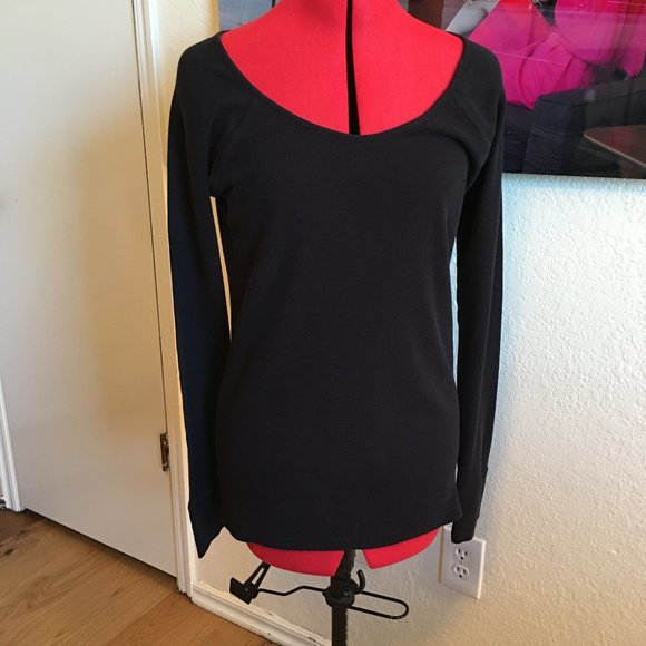 Arizona Jean Company Tops - CLOSING STORE! Arizona Jean Company BlackThermal Scoop Neck Shirt